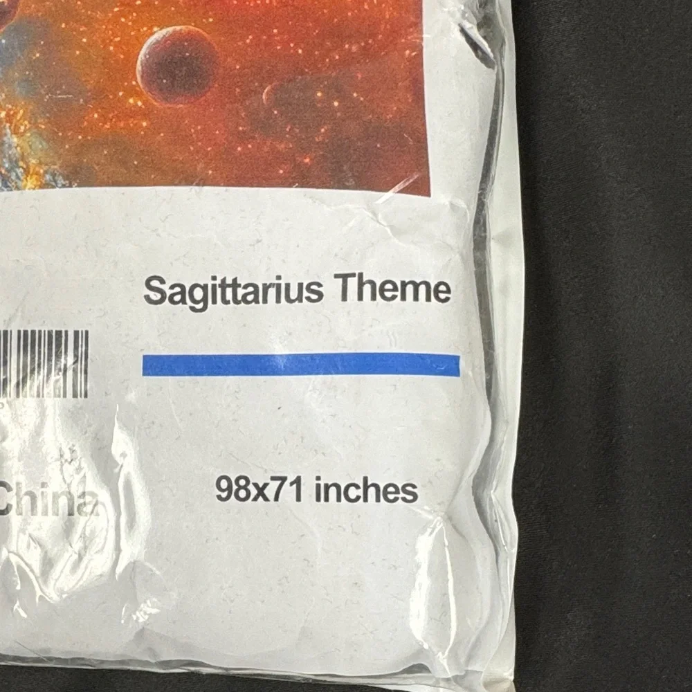 Sagittarius Theme Tapestry - Multicolor 98x71 inches Zodiac Tapestry SAGITTARIUS